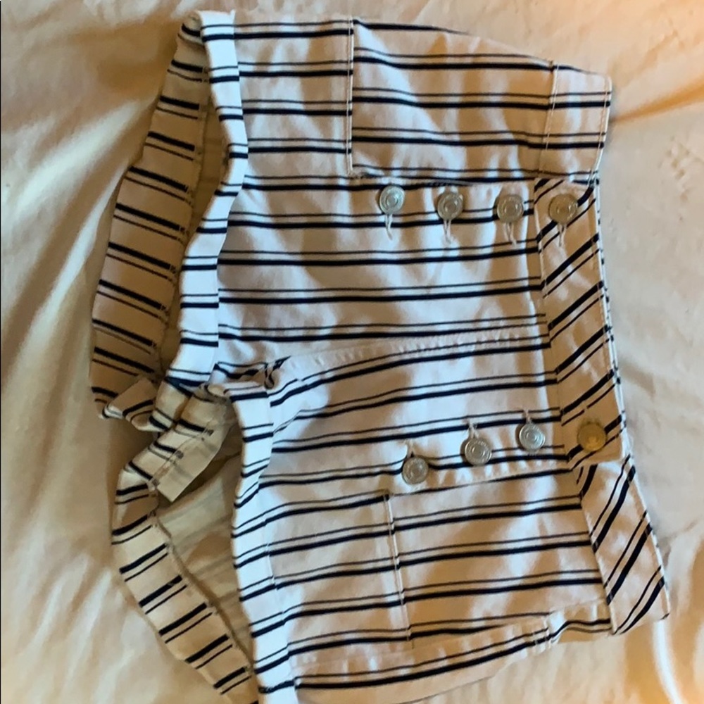 High waisted sailor shorts